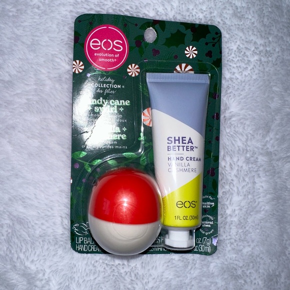 New EOS Limited Edition Holiday Collection- Candy Cane Swirl Lip Balm Set - Picture 5 of 5
